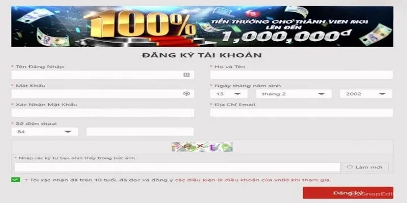 Hướng dẫn đăng ký VX88 vô cùng nhanh gọn và tiện lợi